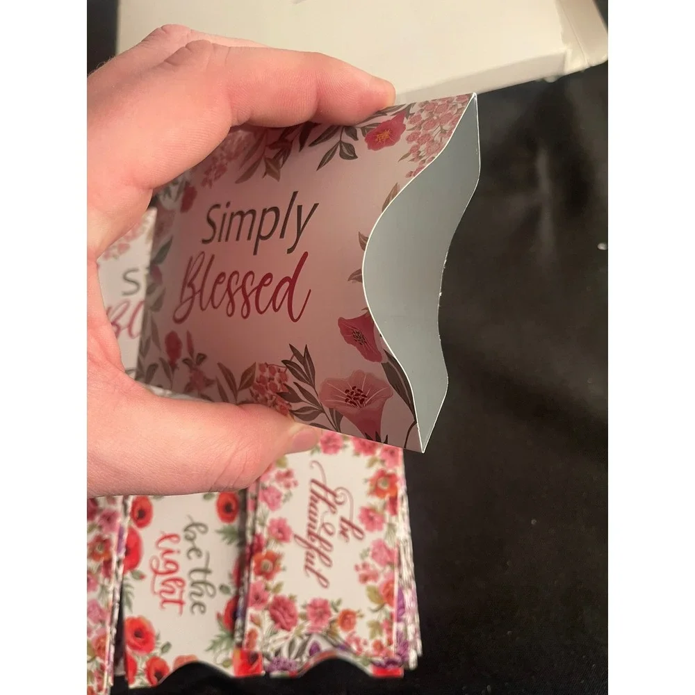 Floral Inspirational Assorted Lot of PaperGift Boxes Simply Blessed Be‎ Thankful